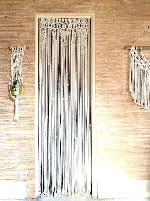 Atelier Plumbago - rideau en macramé