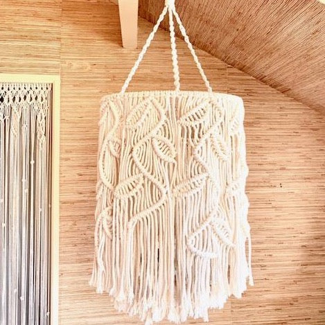 Atelier Plumbago - luminaire en macramé